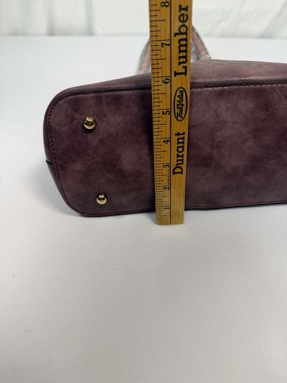 Mellow World Rory Dome Shoulder Bag in Dark Purple - Picture 6 of 14